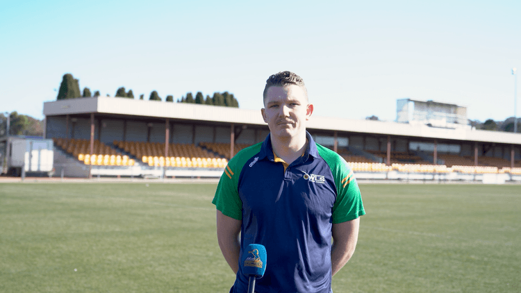 Samuel Mickelson of the Uni-Norths Owls for the 2025 BentSpoke John I Dent Cup finals