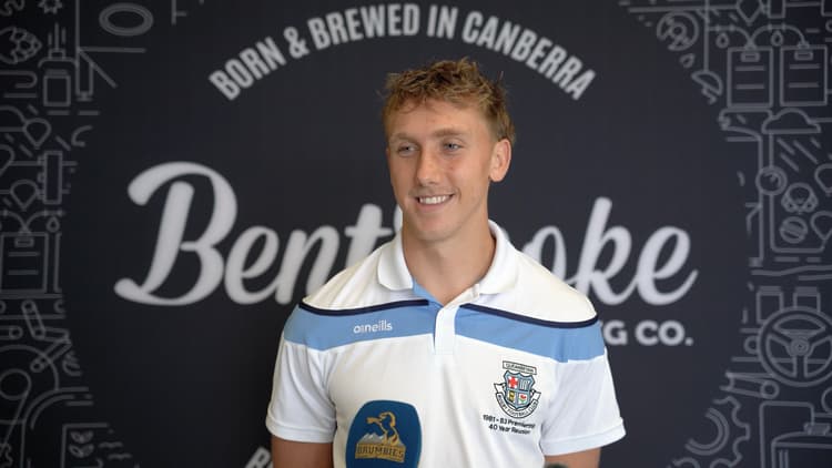 Queanbeyan Whites Blake Miller Round 5 BentSpoke John I Dent Cup Press Conference