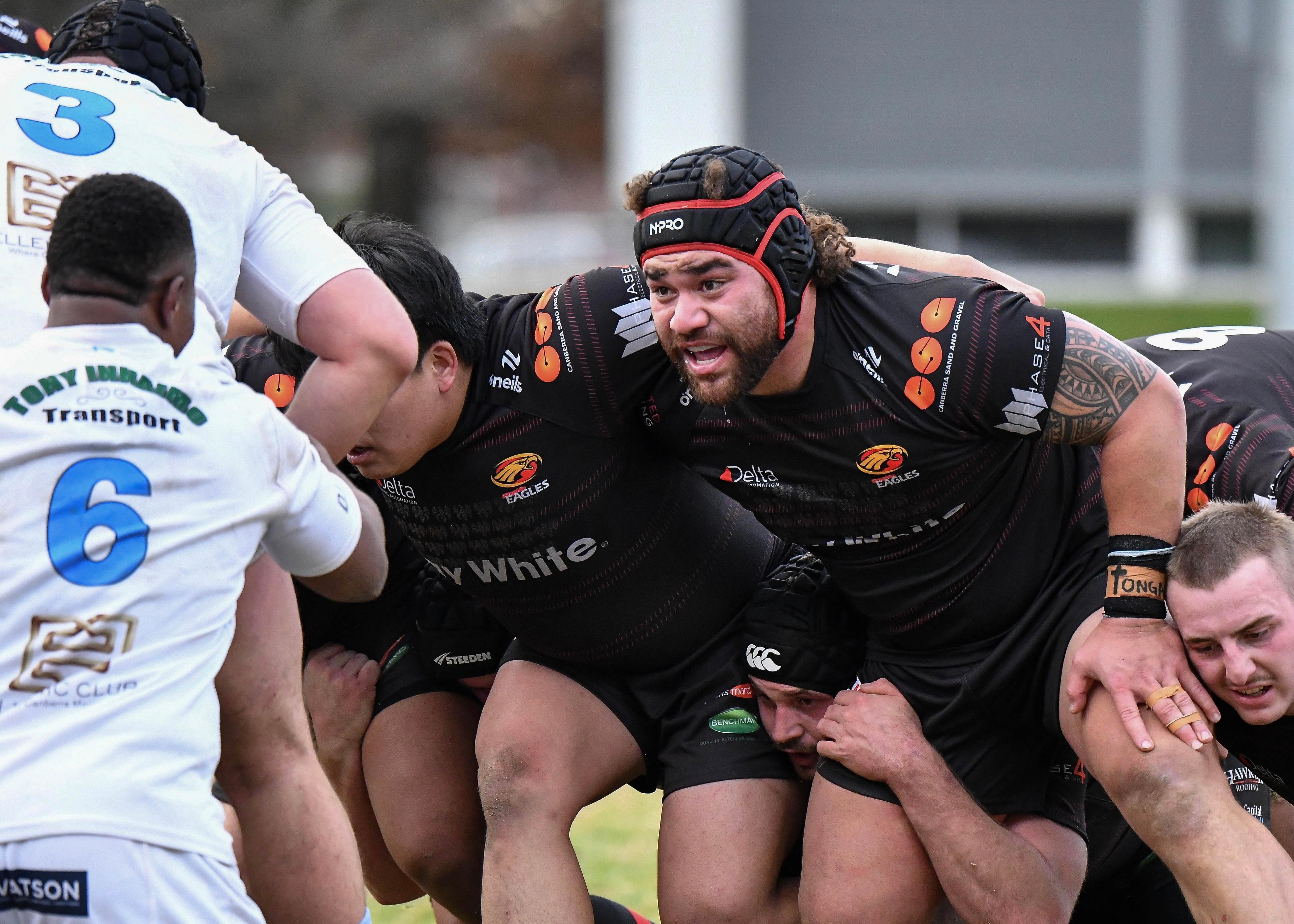 Gungahlin Eagles in their Round 11 match v Queanbeyan Whites, photo by Jayzie Photography.