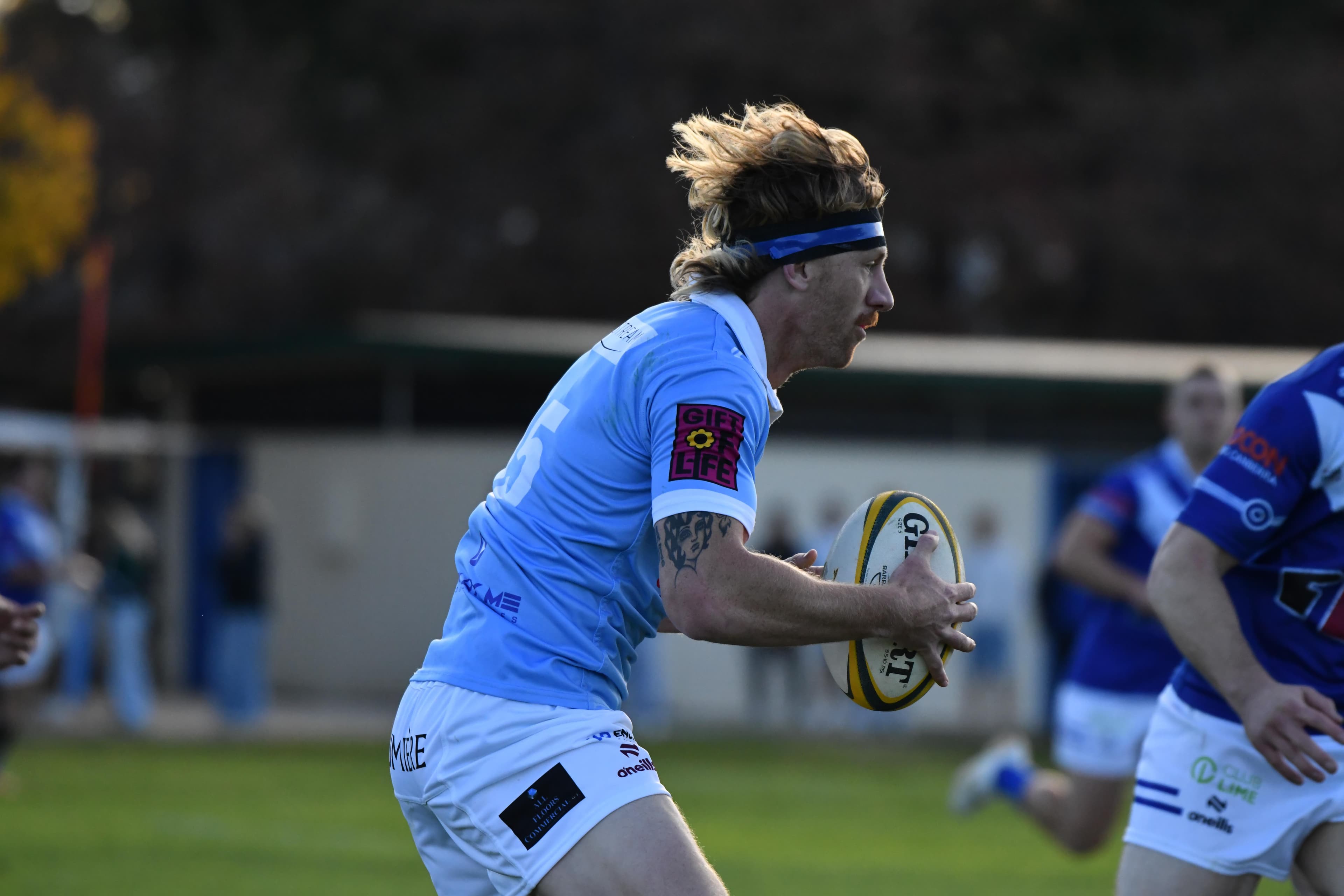 Ben O'Donnell for the Western District Lions, photo by Lachlan Lawson.