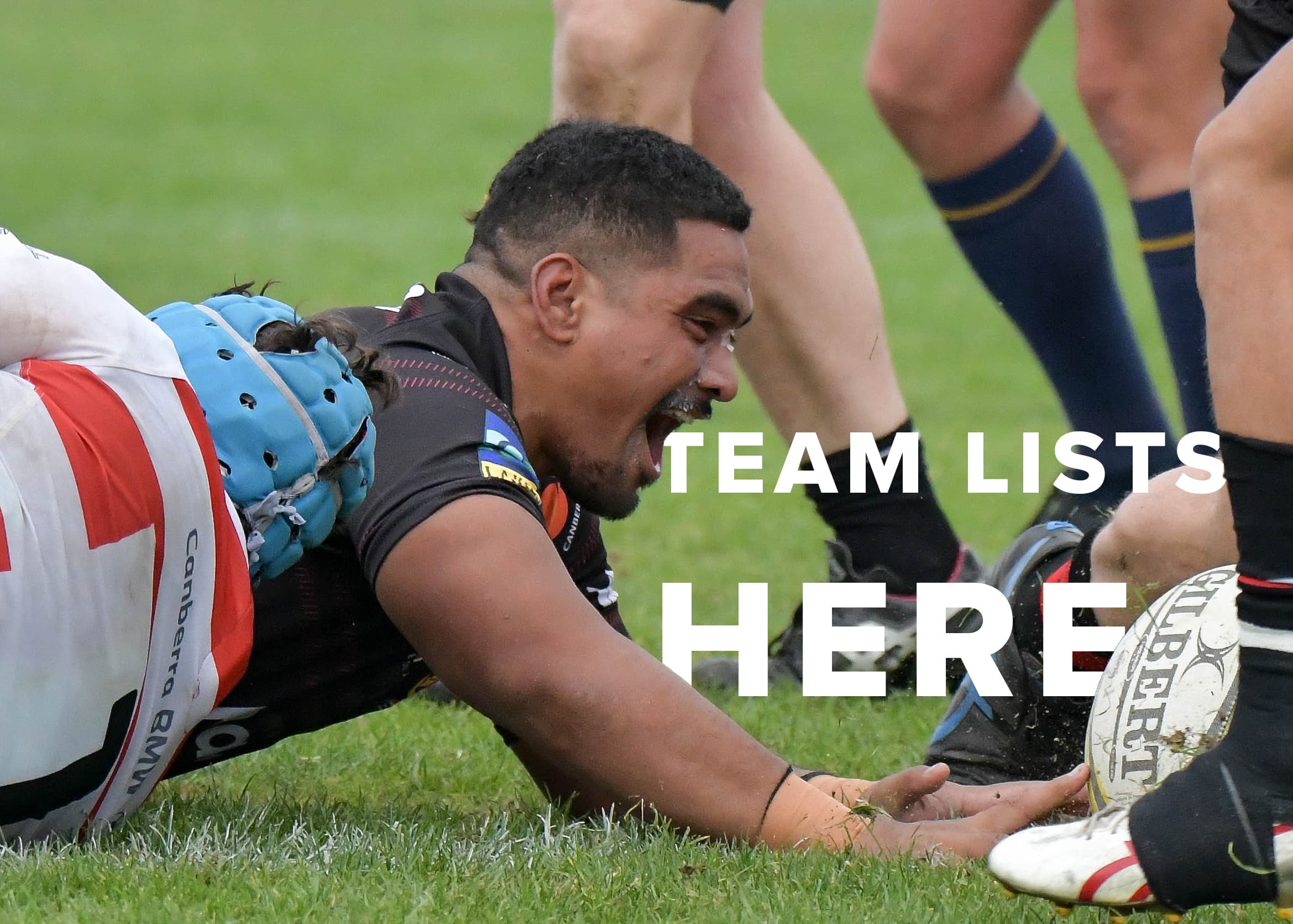 Gungahlin securing a try against the Vikings, photo by Jayzie Photography.