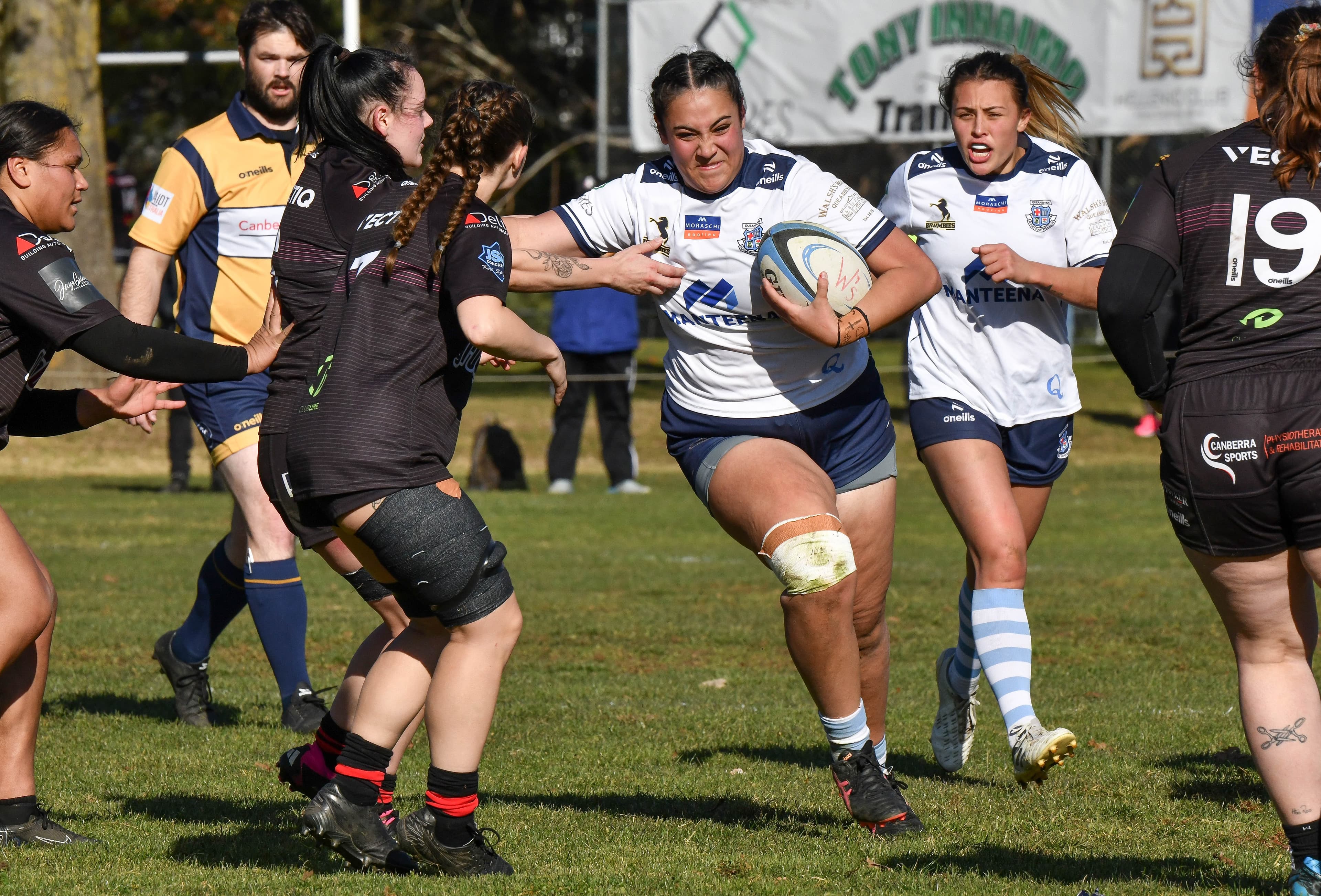 Queanbeyan Whites Premier 15s side during Round 11, photo by Jayzie Photography.