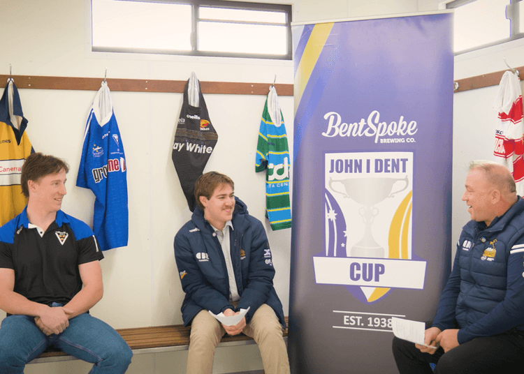 This week's episode features young gun from Canberra Royals Rugby, Darcy Fogarty (Left).