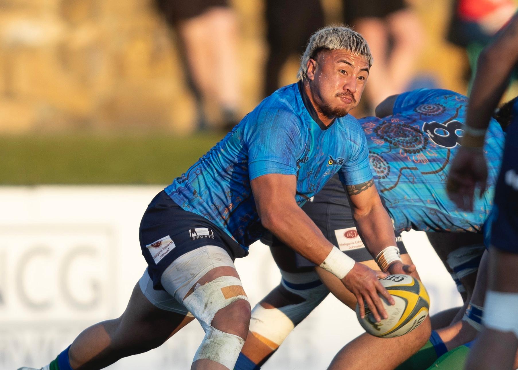 Polynesia Crichton of the Uni-Norths Owls, photo by Greg Collis - @cbrsportsphototgraphy.