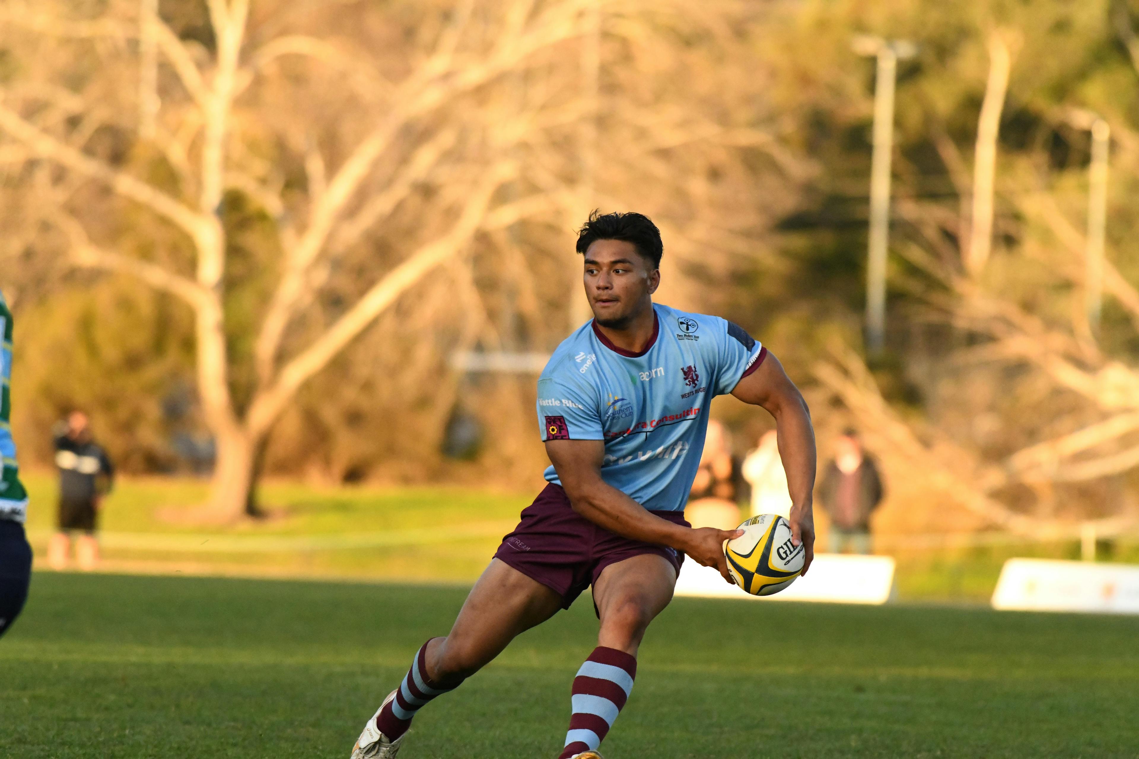 Oryaan Kalolo of the Wests Lions, photo by Lachlan Lawson photography.
